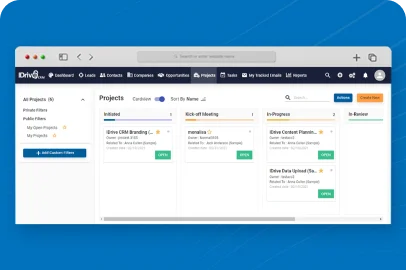 iDrive CRM Software