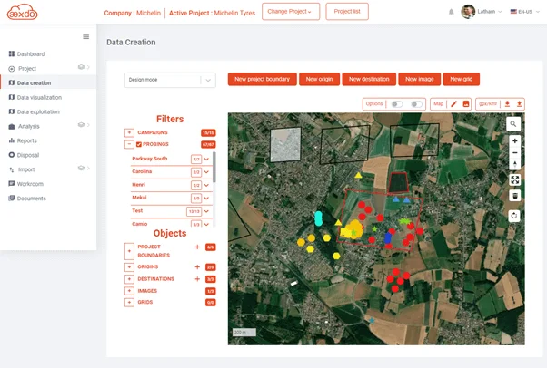 Soil Pollutant Application