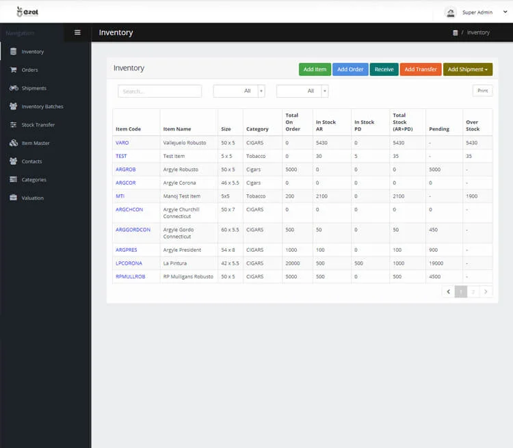 Inventory Management System