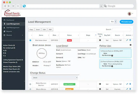 Lead Tracking System