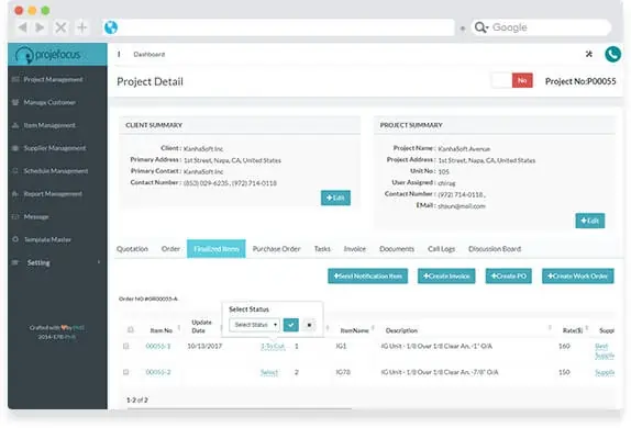 Project Management CRM System